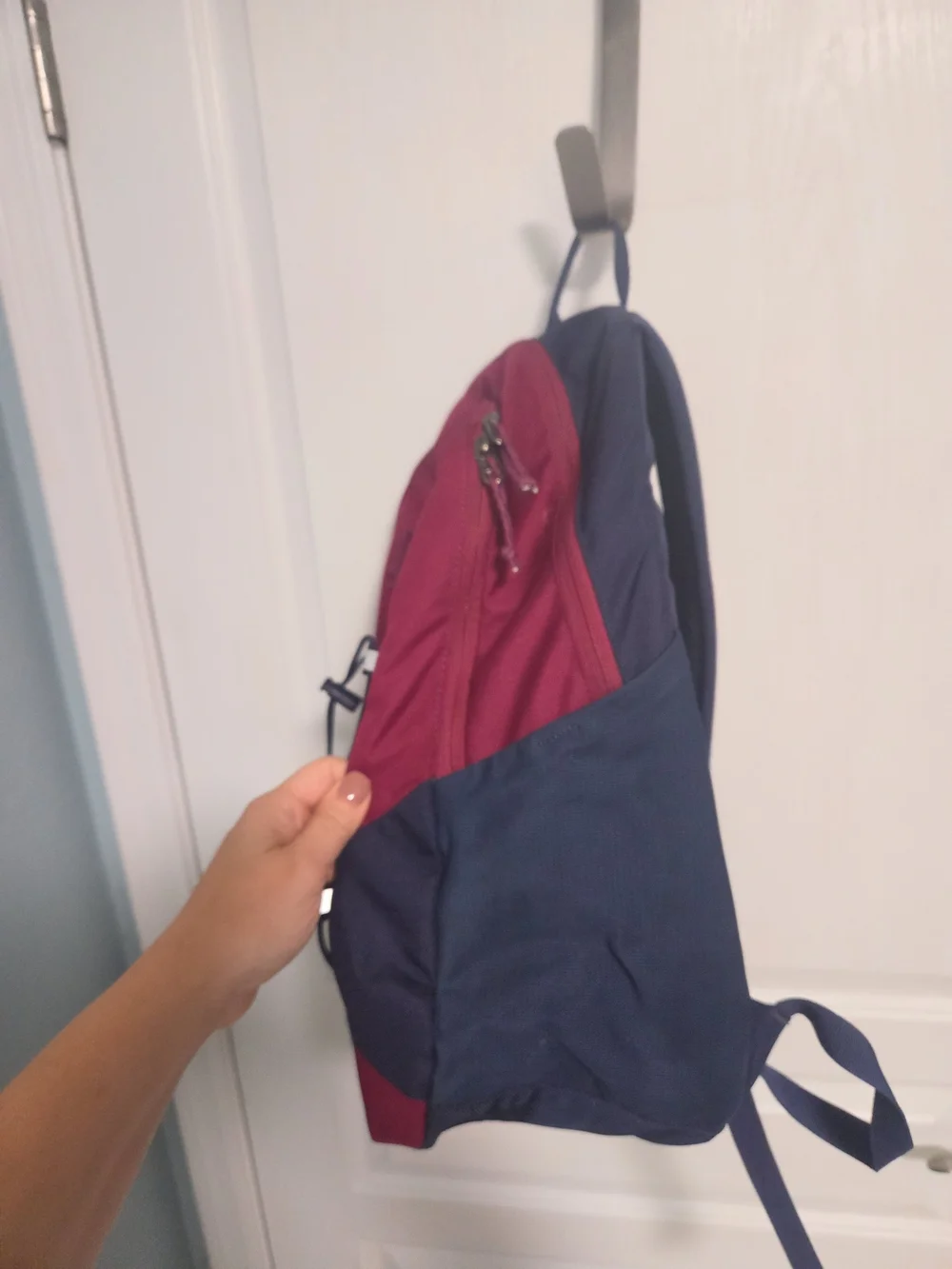 Columbia Northport II Backpack Laptop Navy Burgundy Daypack Travel Hiking School